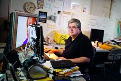 Steve Krug in his home office